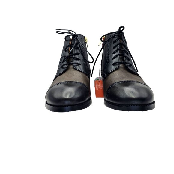 Pikolinos 8.5 Royal Flat Lace-Up Ankle Boots Lead EU 39 New w/Tag No Box - Picture 5 of 16